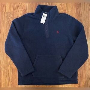 Polo Ralph Lauren Men’s Fleece Mockneck Pullover, Size L